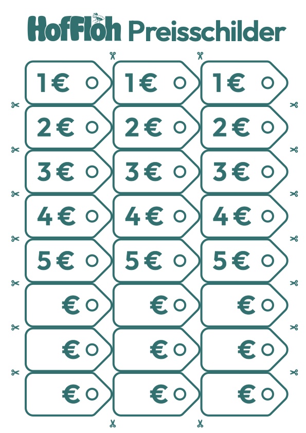 Vorschau: Preisschilder-Set