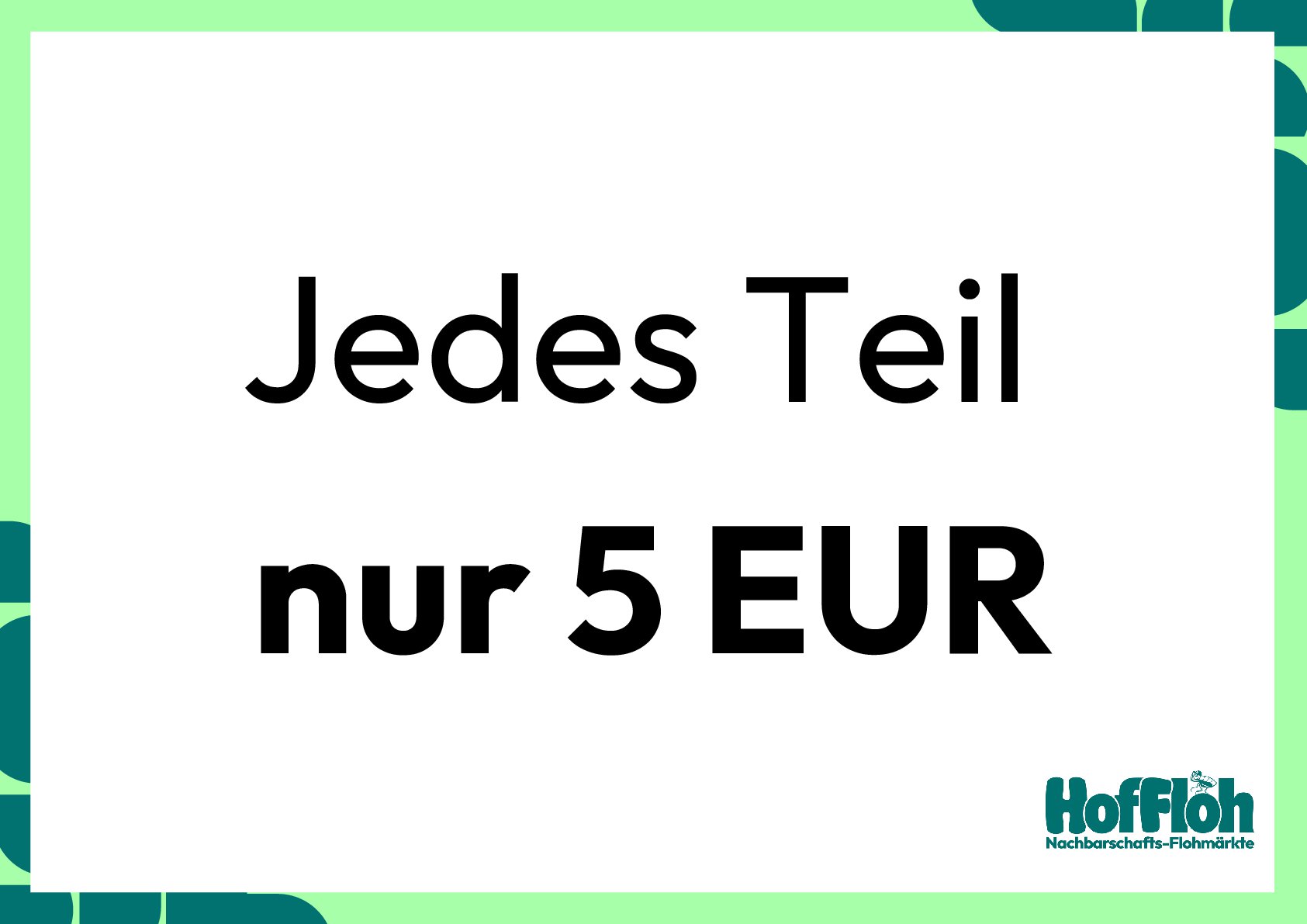Vorschau: Jedes Teil nur 5 EUR