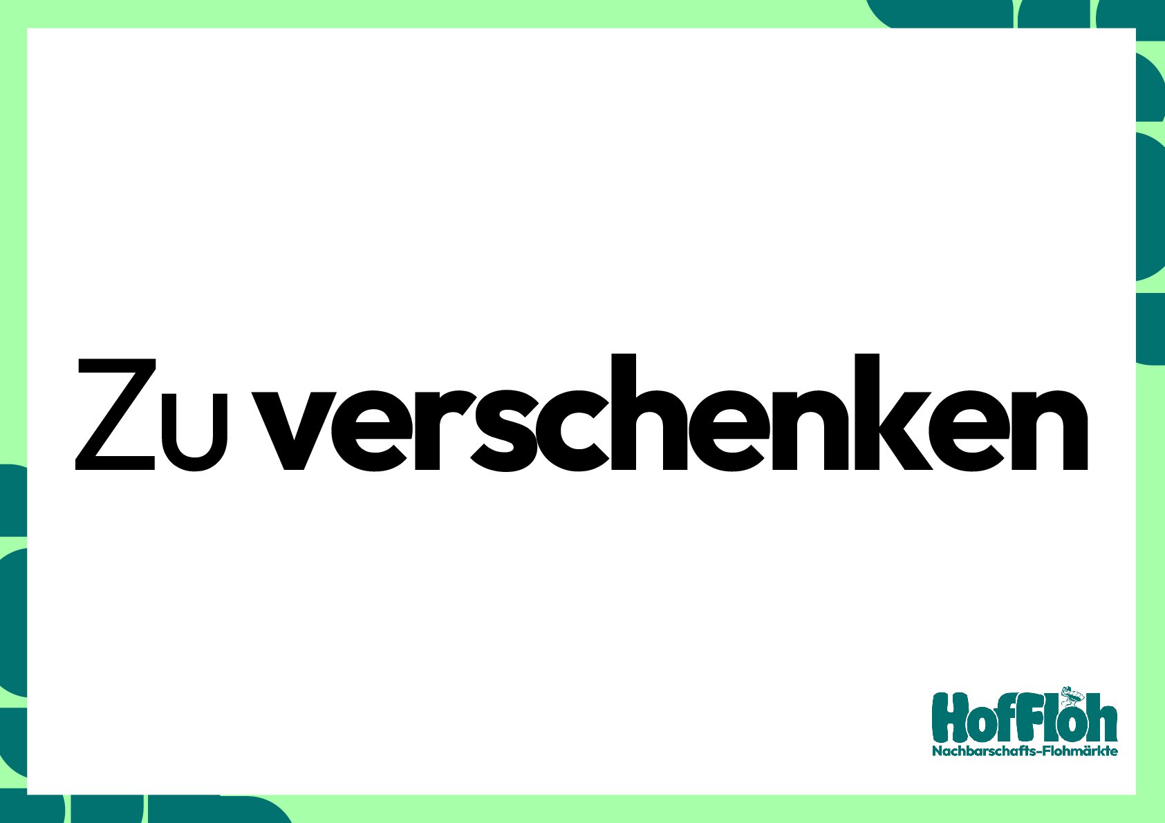 Vorschau: Zu verschenken
